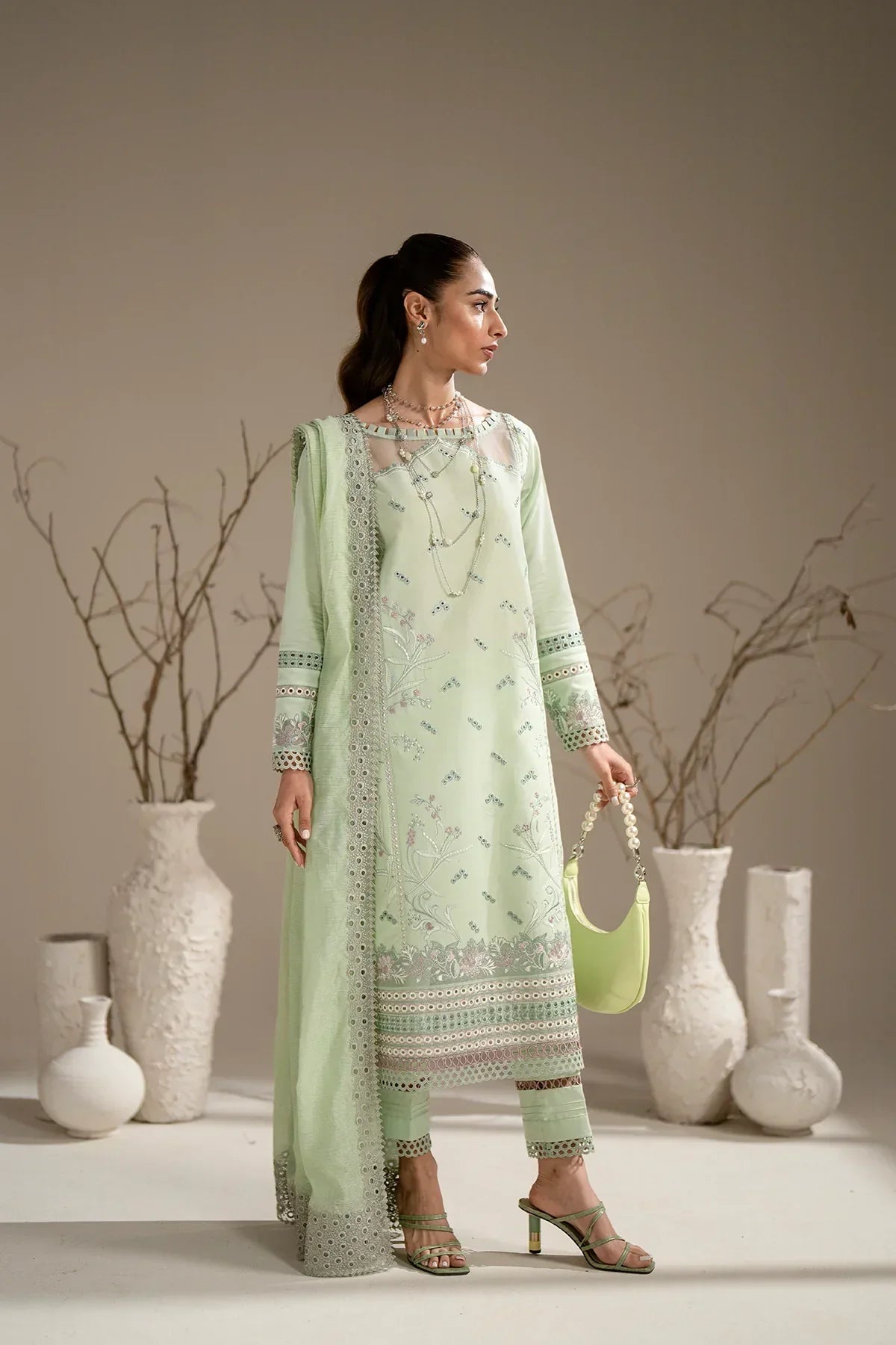 Azzal | Aghaaz Luxury Lawn | Mehak - House Of Anaya