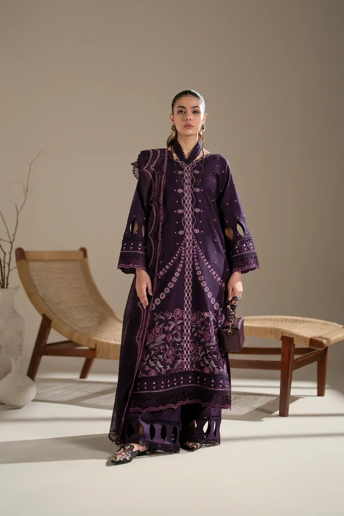 Azzal | Aghaaz Luxury Lawn | Aroma - House Of Anaya