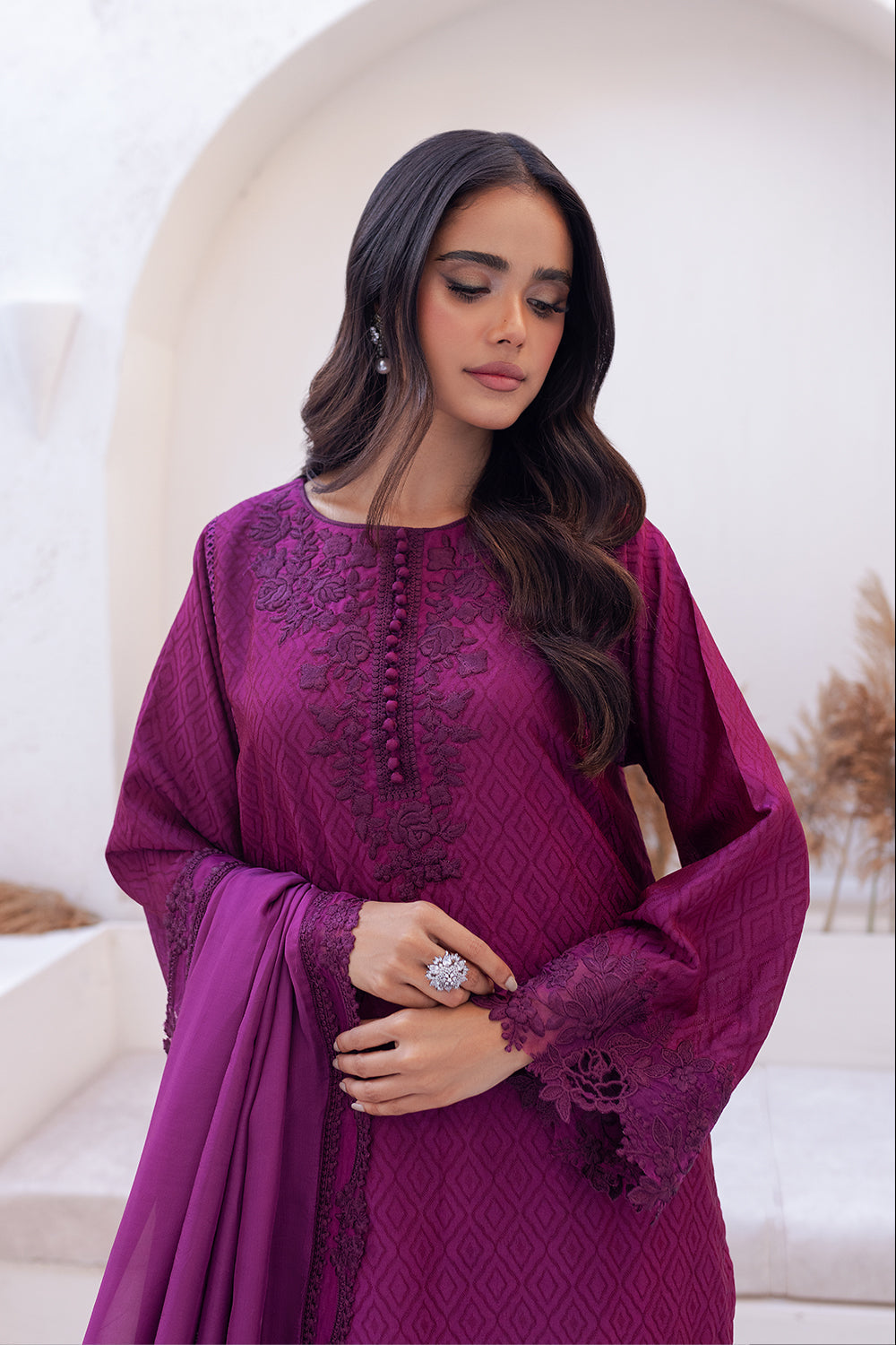 Azure | Ensembles Embroidered Formals | Berry Burst - House Of Anaya