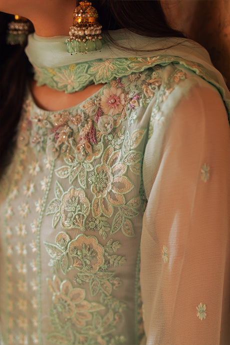 Azure | Ensembles Embroidered Formals | Floral Fern - House Of Anaya