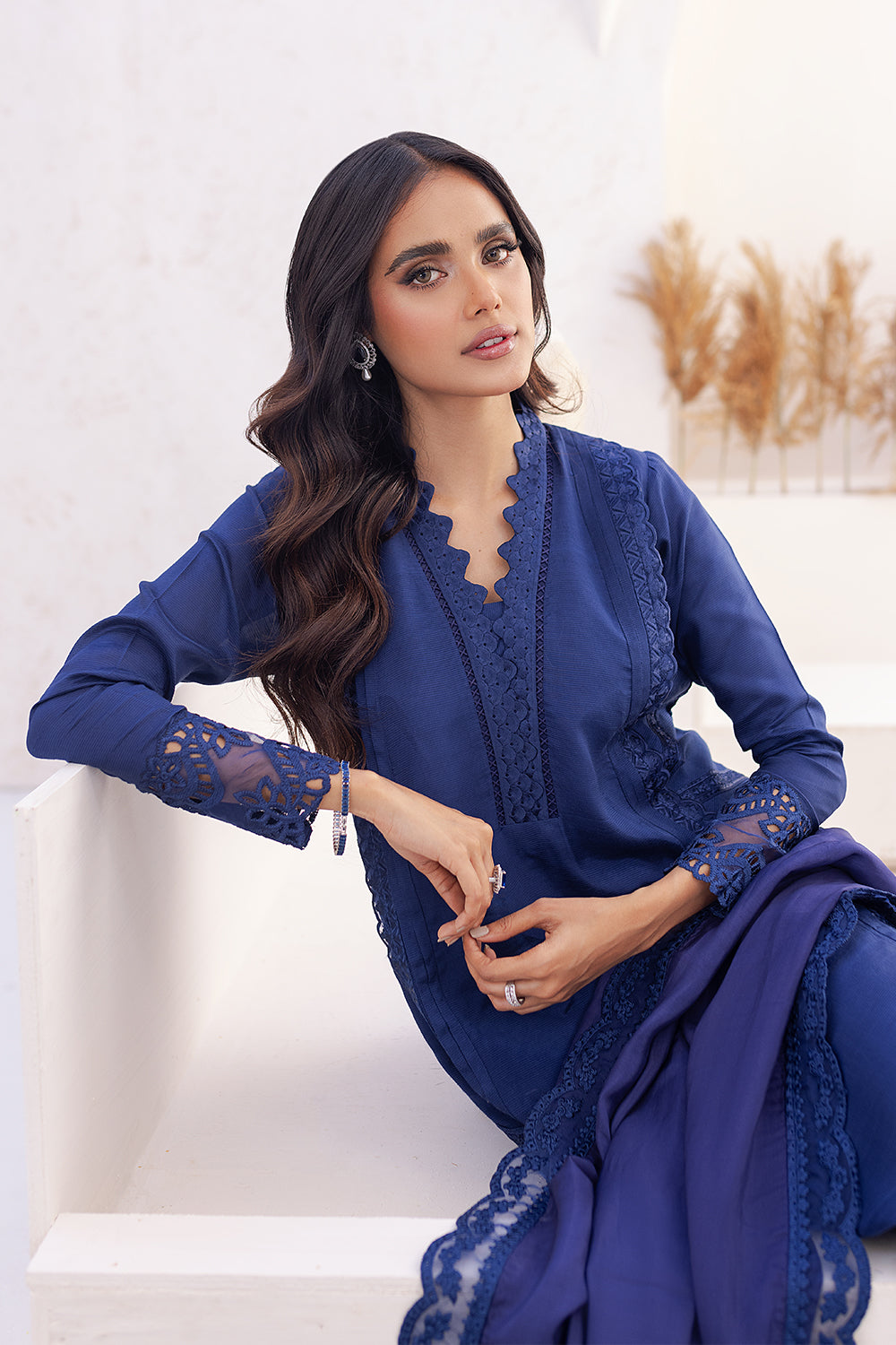Azure | Ensembles Embroidered Formals | Imperial Iris - House Of Anaya