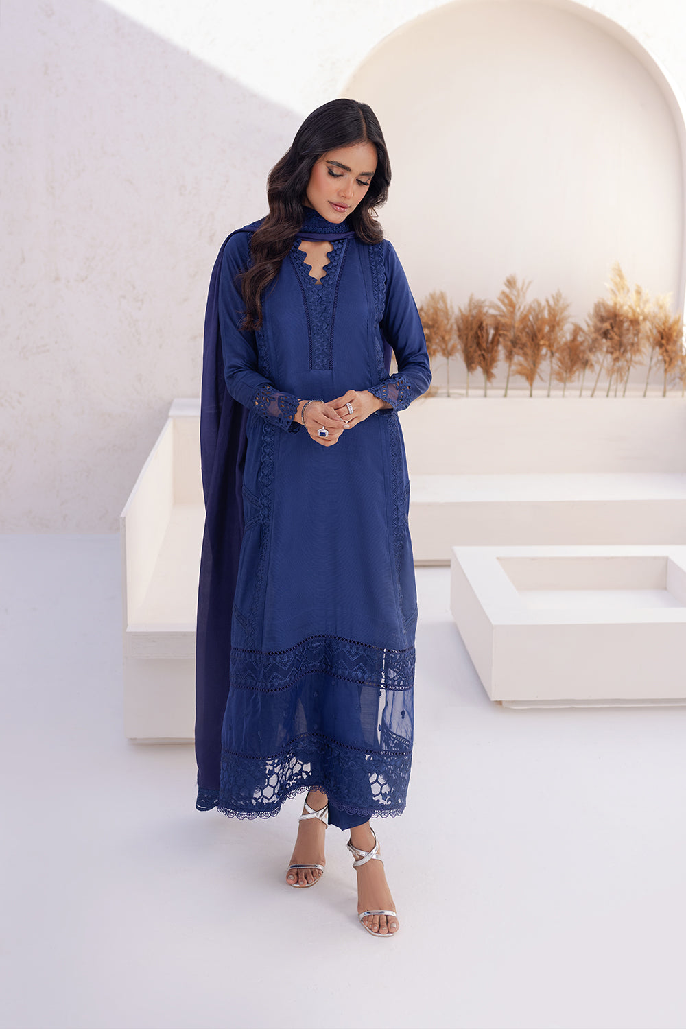 Azure | Ensembles Embroidered Formals | Imperial Iris - House Of Anaya