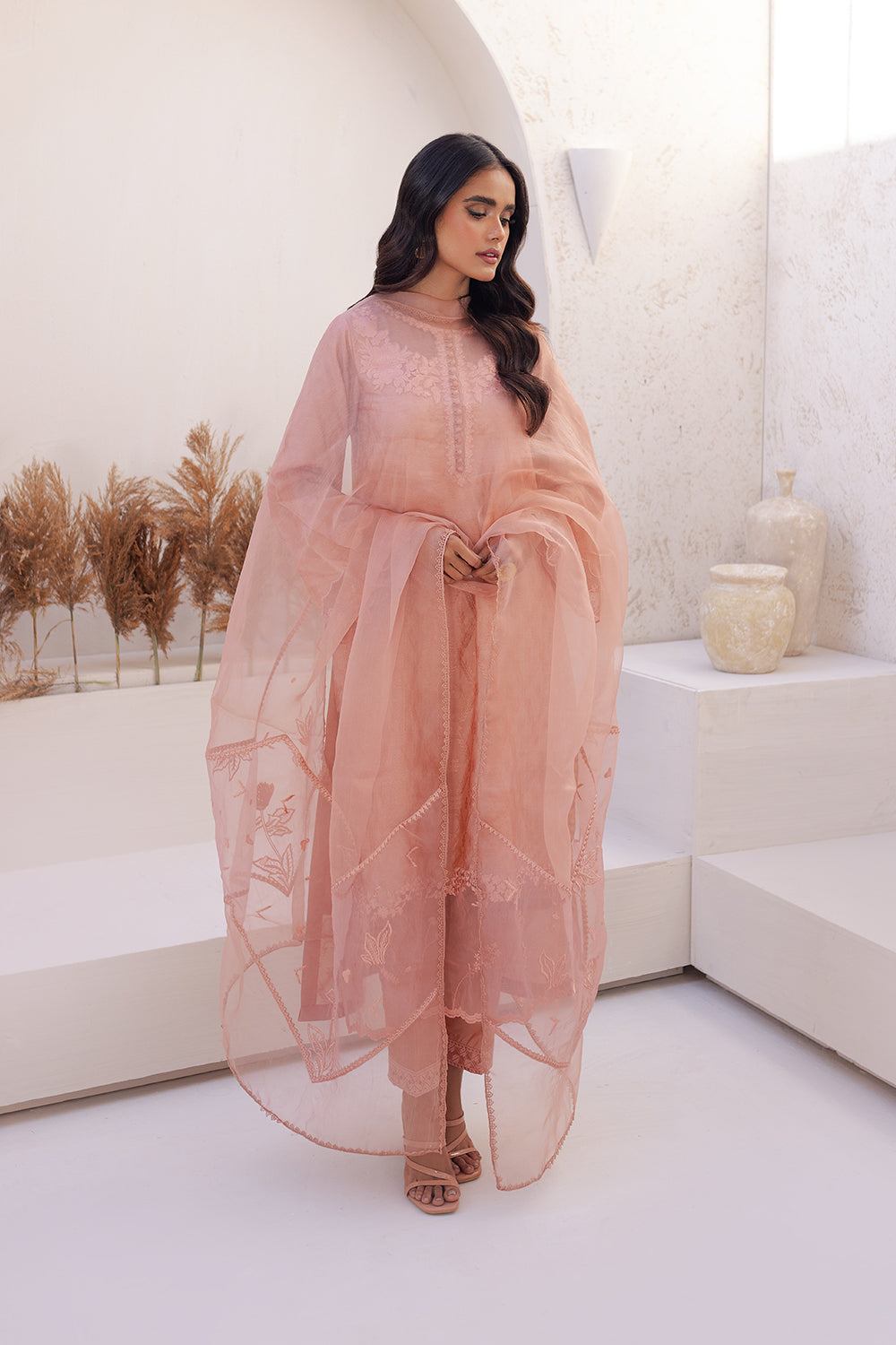 Azure | Ensembles Embroidered Formals | Melon Mirage - House Of Anaya