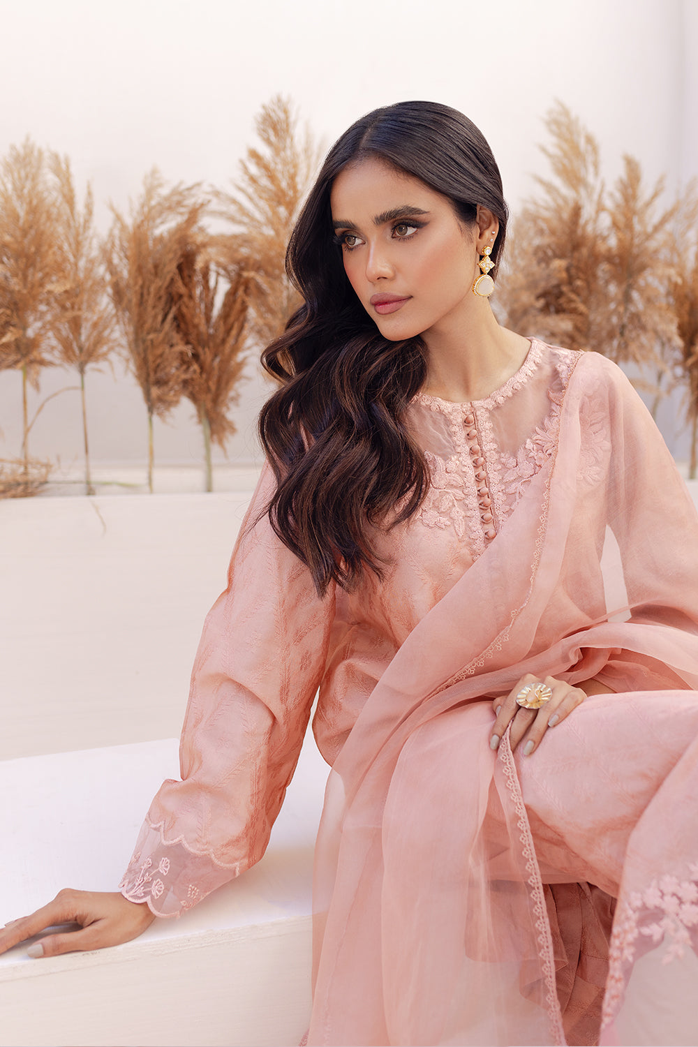 Azure | Ensembles Embroidered Formals | Melon Mirage - House Of Anaya