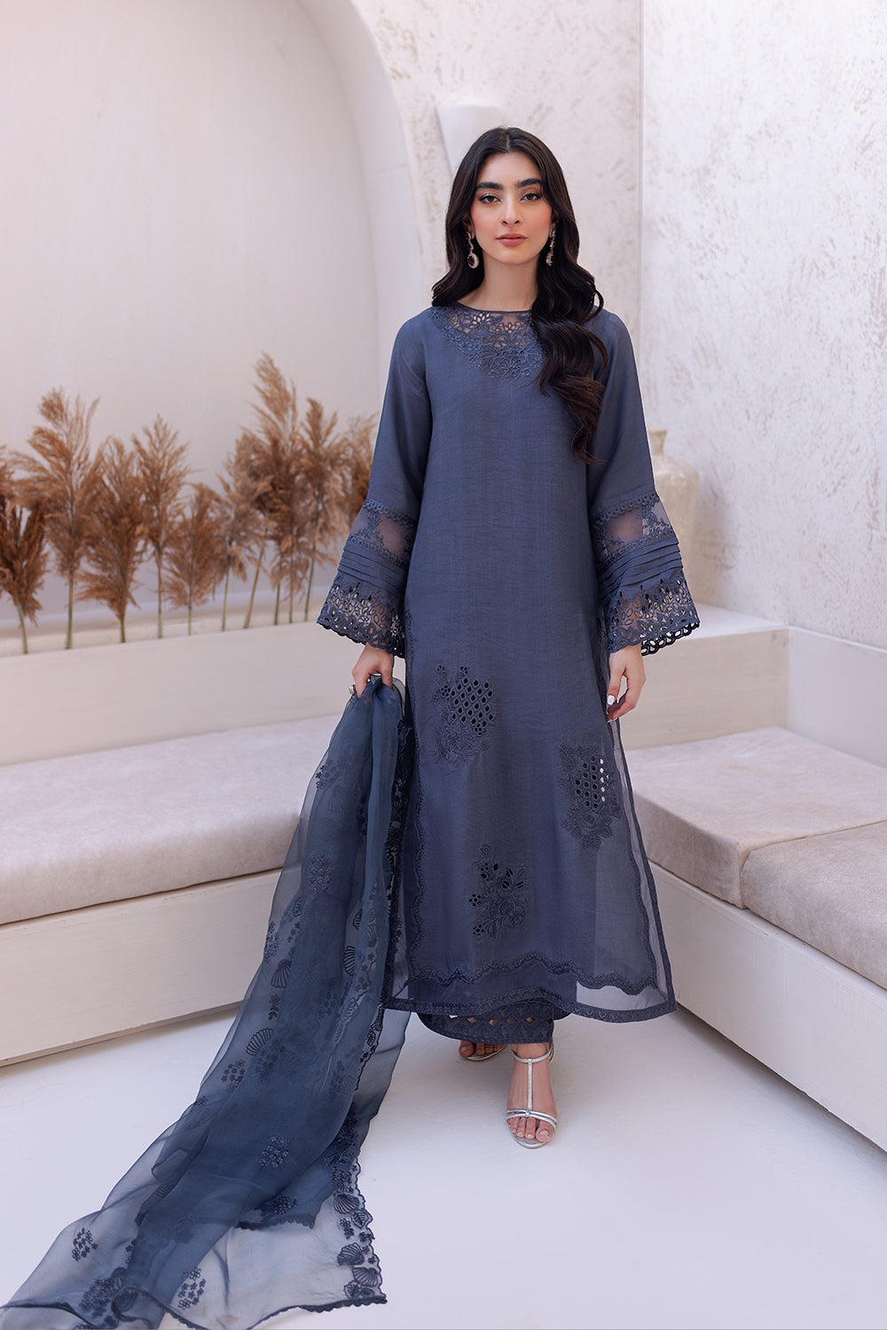 Azure | Ensembles Embroidered Formals | Misty Dream - House Of Anaya