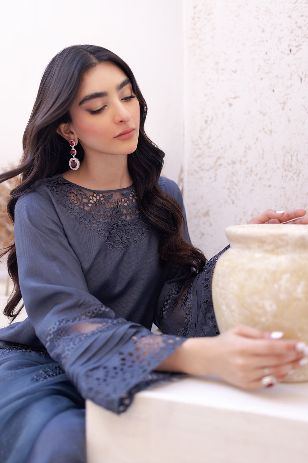 Azure | Ensembles Embroidered Formals | Misty Dream - House Of Anaya