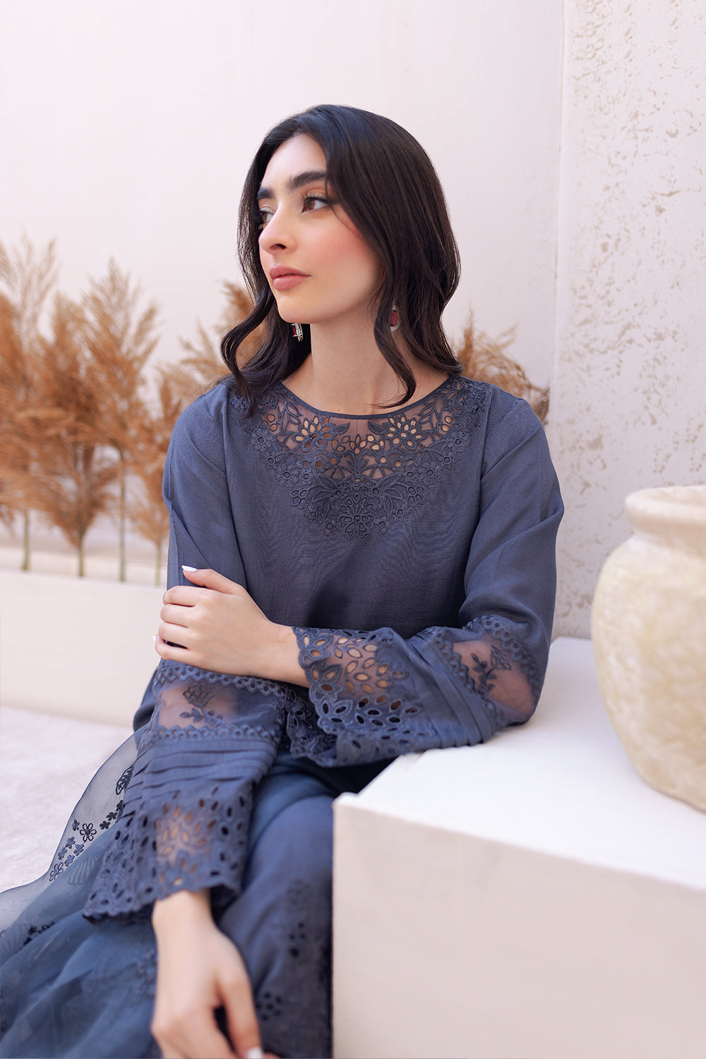 Azure | Ensembles Embroidered Formals | Misty Dream - House Of Anaya