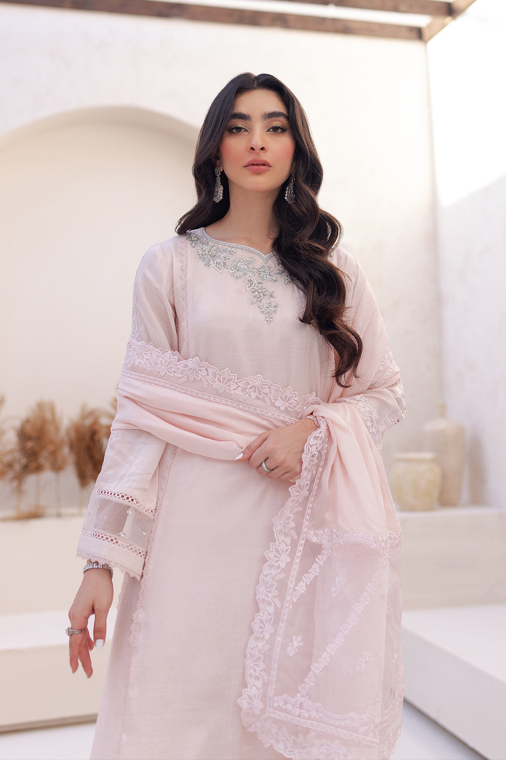 Azure | Ensembles Embroidered Formals | Morganite Magic - House Of Anaya