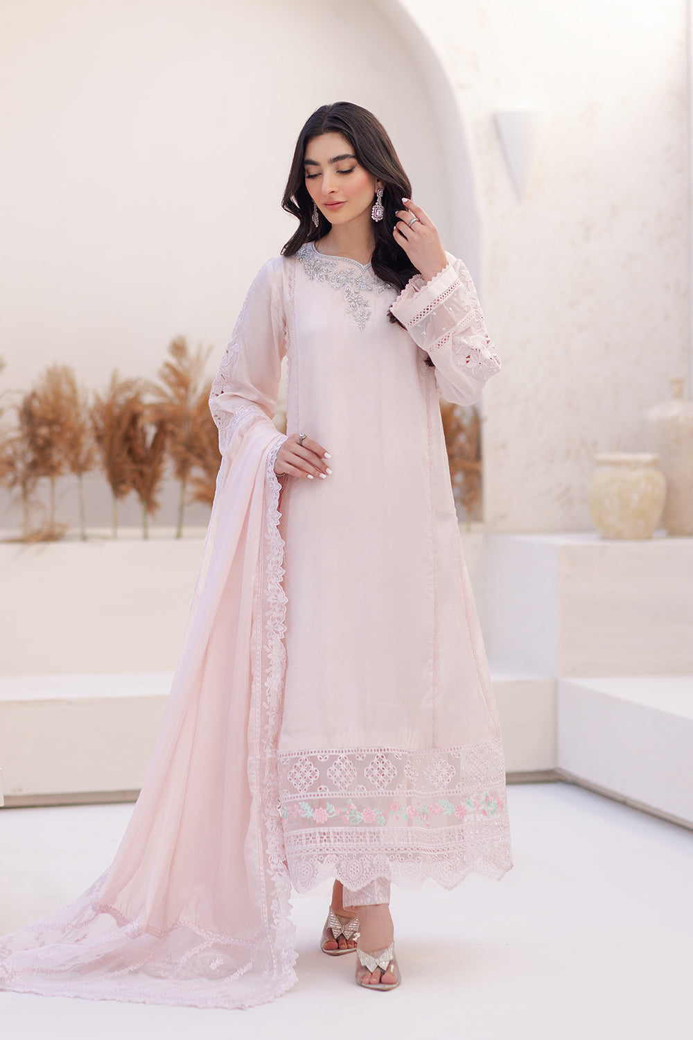 Azure | Ensembles Embroidered Formals | Morganite Magic - House Of Anaya