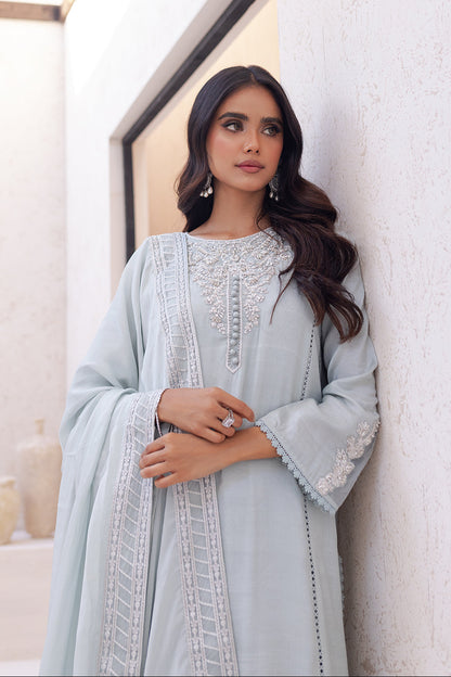 Azure | Ensembles Embroidered Formals | Moss Melody - House Of Anaya