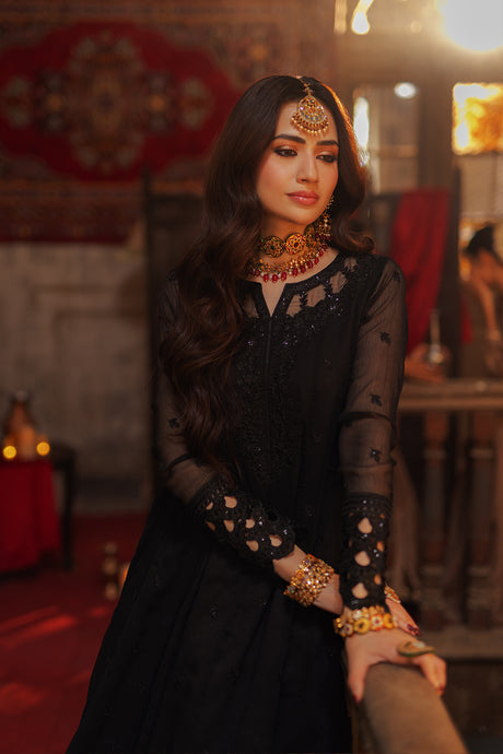 Azure | Ensembles Embroidered Formals | Noir Majesty - House Of Anaya