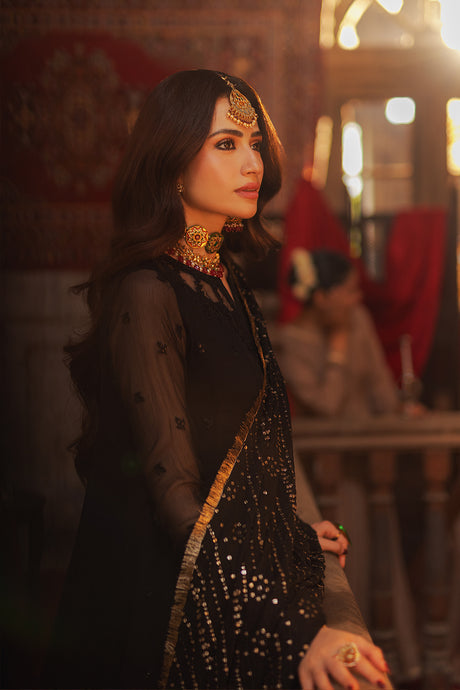 Azure | Ensembles Embroidered Formals | Noir Majesty - House Of Anaya