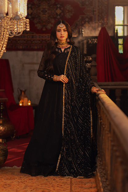 Azure | Ensembles Embroidered Formals | Noir Majesty - House Of Anaya