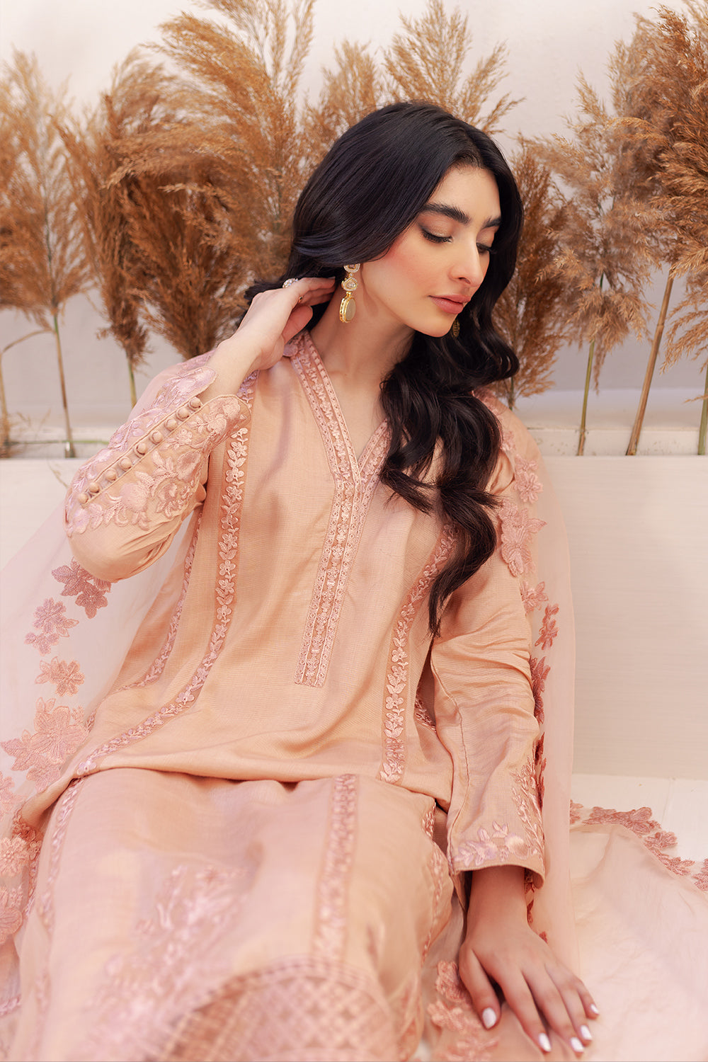 Azure | Ensembles Embroidered Formals | Sable Serenity - House Of Anaya