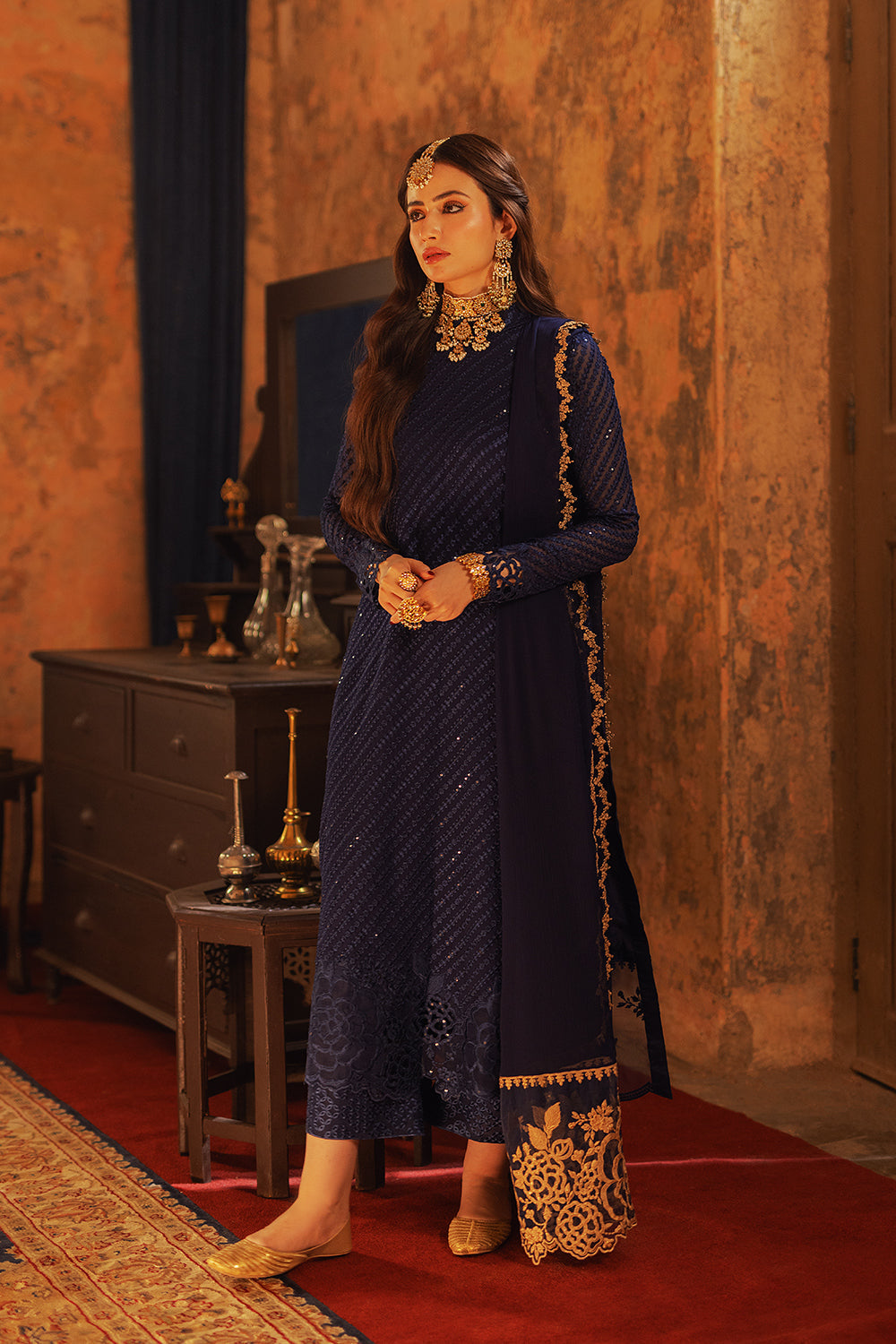 Azure | Ensembles Embroidered Formals | Aqua Serene - House Of Anaya