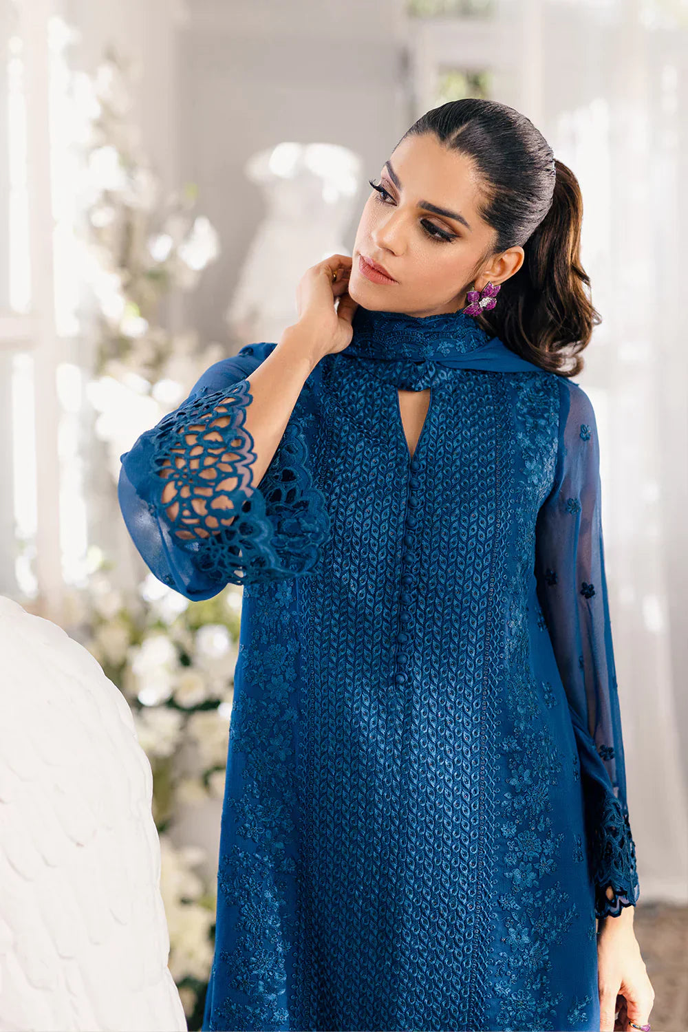 Azure | Ensembles Embroidered Formals | Galactic Glow - House Of Anaya