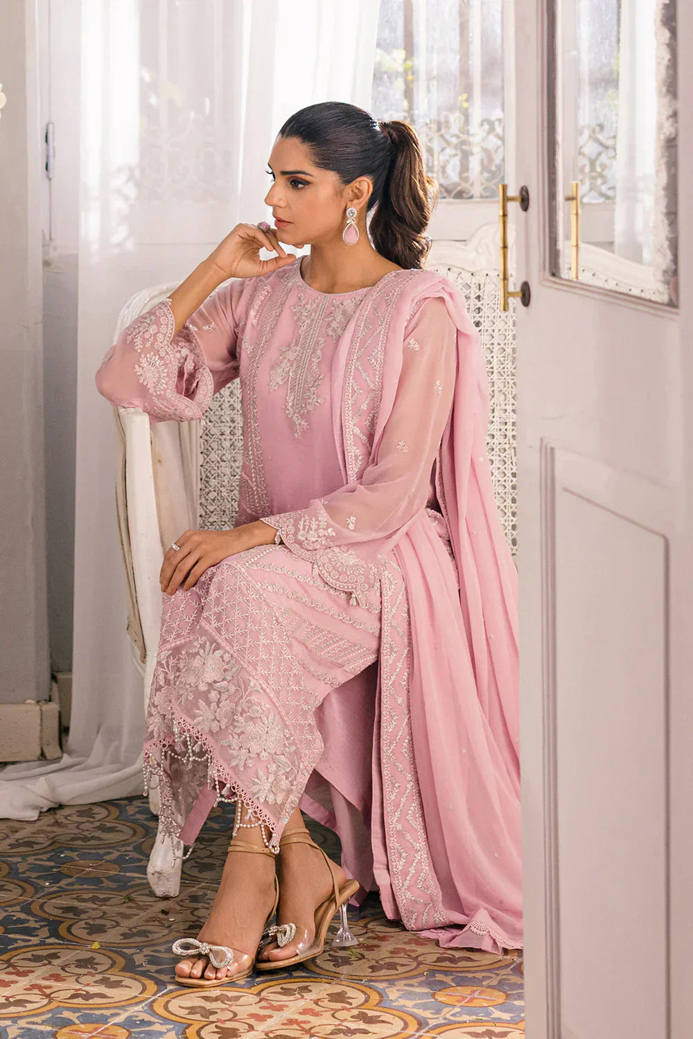 Azure | Ensembles Embroidered Formals | Tender Tulip - House Of Anaya