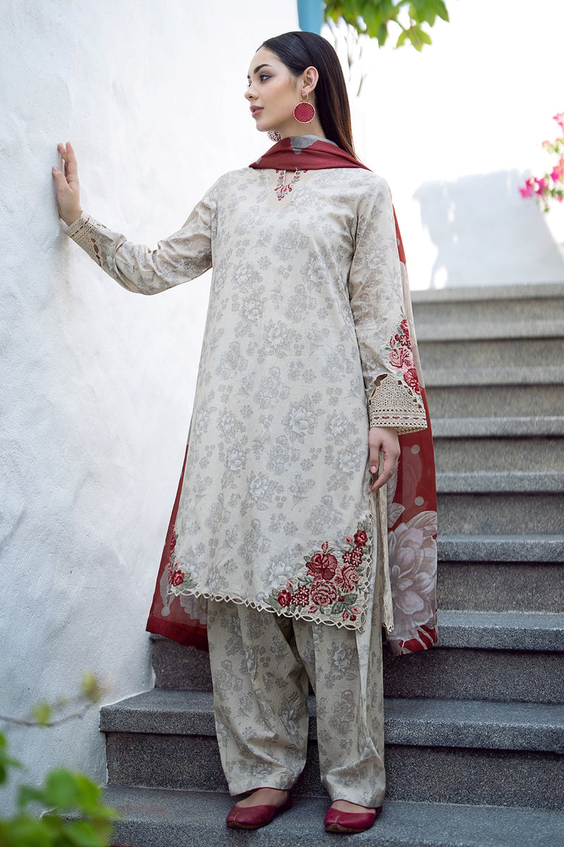 Baroque | Lawn Collection 24 | UF-549 - House Of Anaya