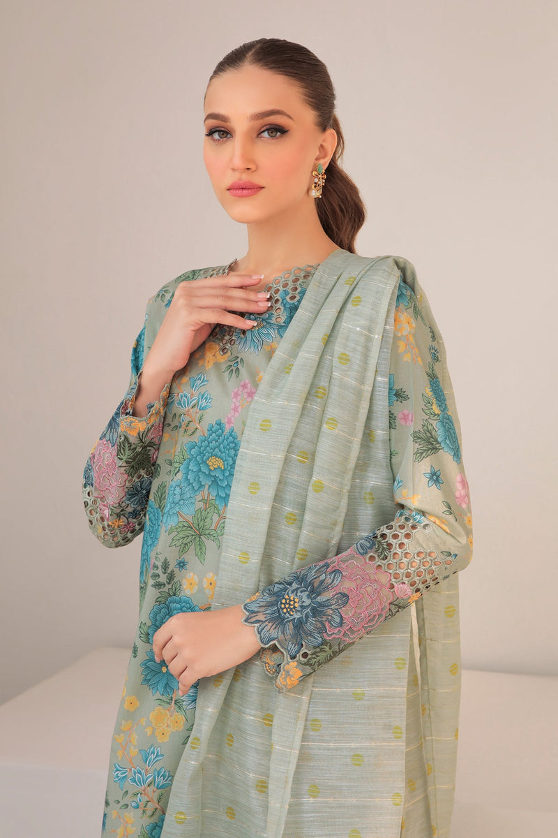 Baroque | Lawn Collection 24 | UF-310 - House Of Anaya