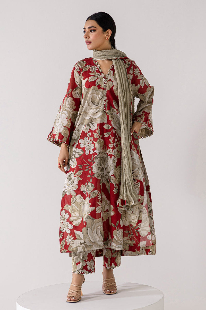 Baroque | Lawn Collection 24 | UF-378 - House Of Anaya