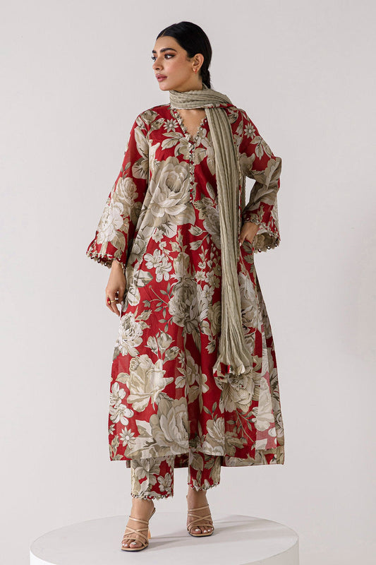 Baroque | Lawn Collection 24 | UF-378 - House Of Anaya