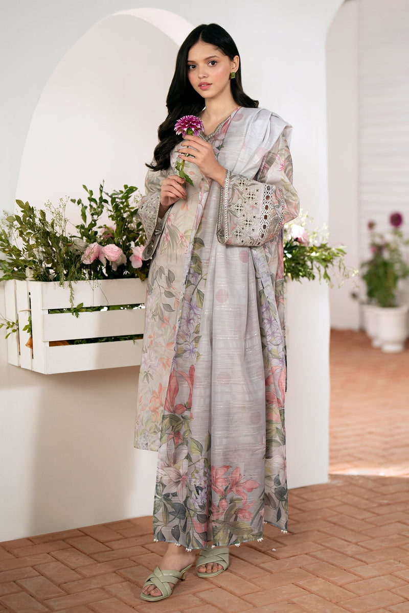 Baroque | Lawn Collection 24 | UF-528 - House Of Anaya