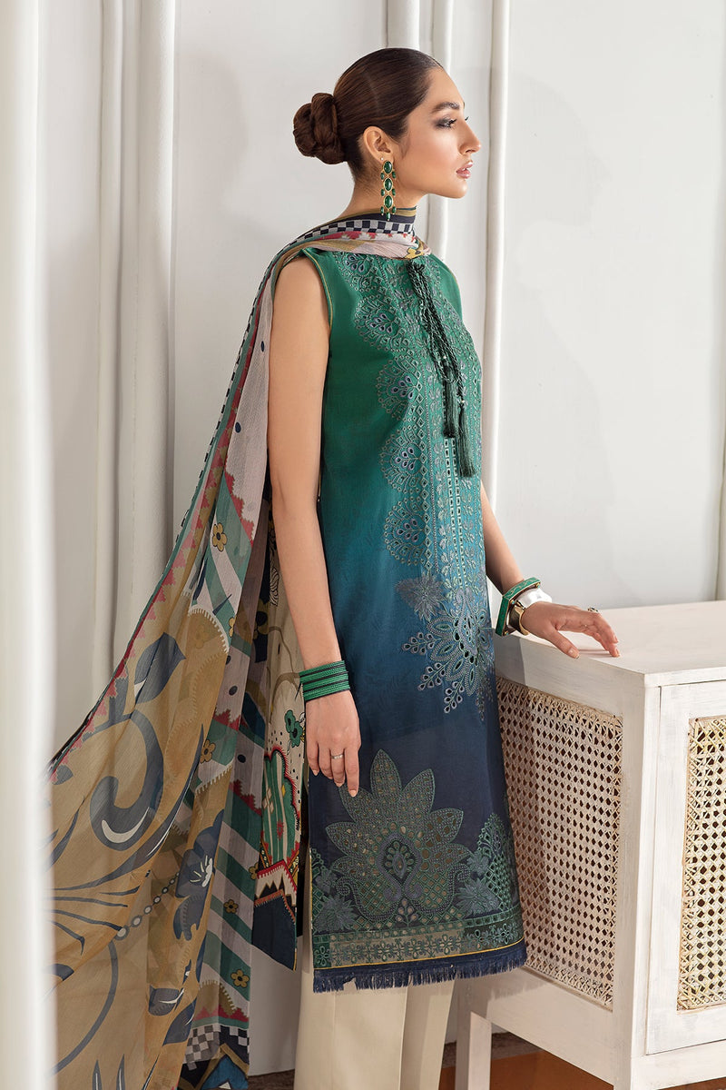 Baroque | Lawn Collection 24 | FL21-D1 - House Of Anaya