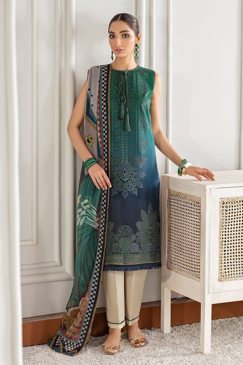 Baroque | Lawn Collection 24 | FL21-D1 - House Of Anaya