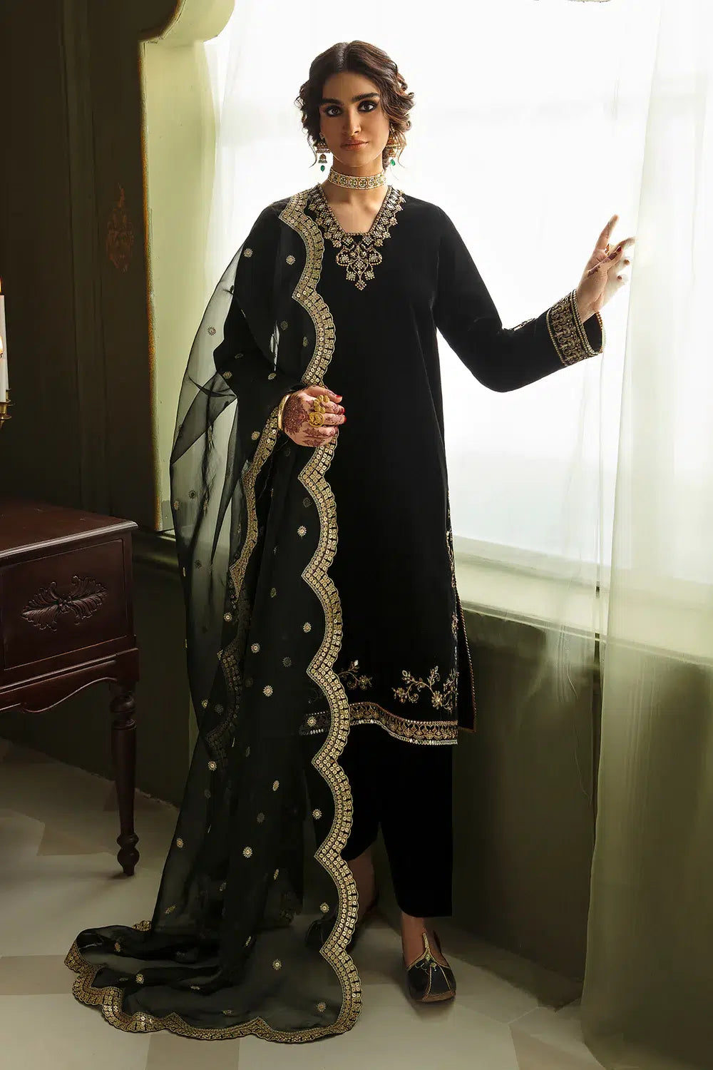 Baroque | Jahanara Luxury Velvet 23 | UF-462 - House Of Anaya
