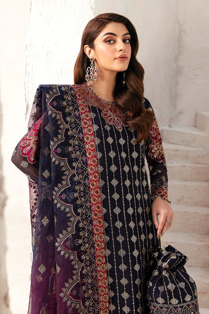 Alizeh Fashion Luxury Embroidered Chiffon 3Pc Suit AF-CH-2167-Nagar