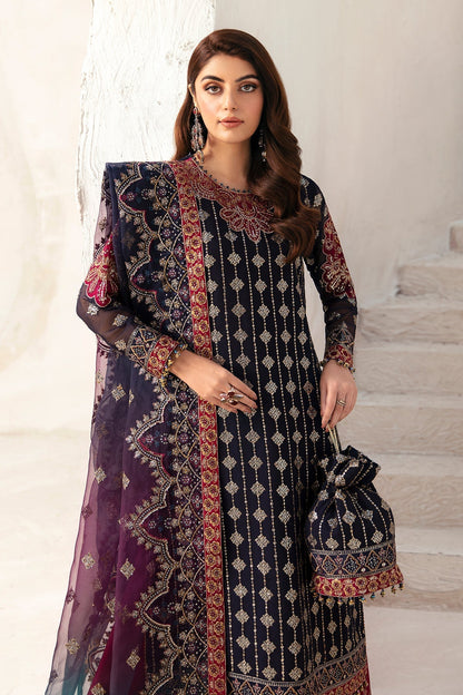 Alizeh Fashion Luxury Embroidered Chiffon 3Pc Suit AF-CH-2167-Nagar