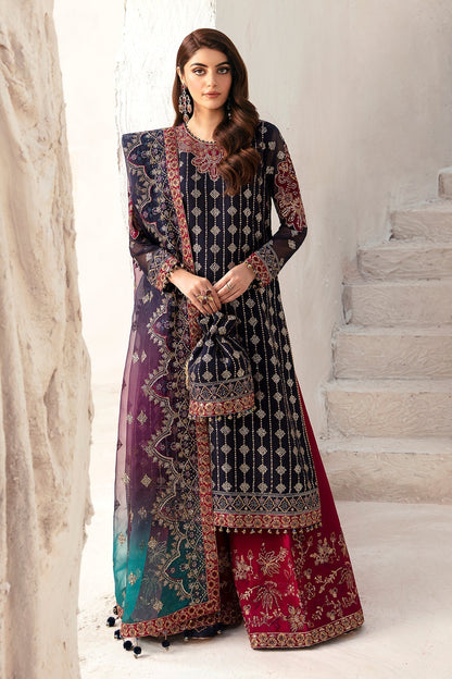 Alizeh Fashion Luxury Embroidered Chiffon 3Pc Suit AF-CH-2167-Nagar