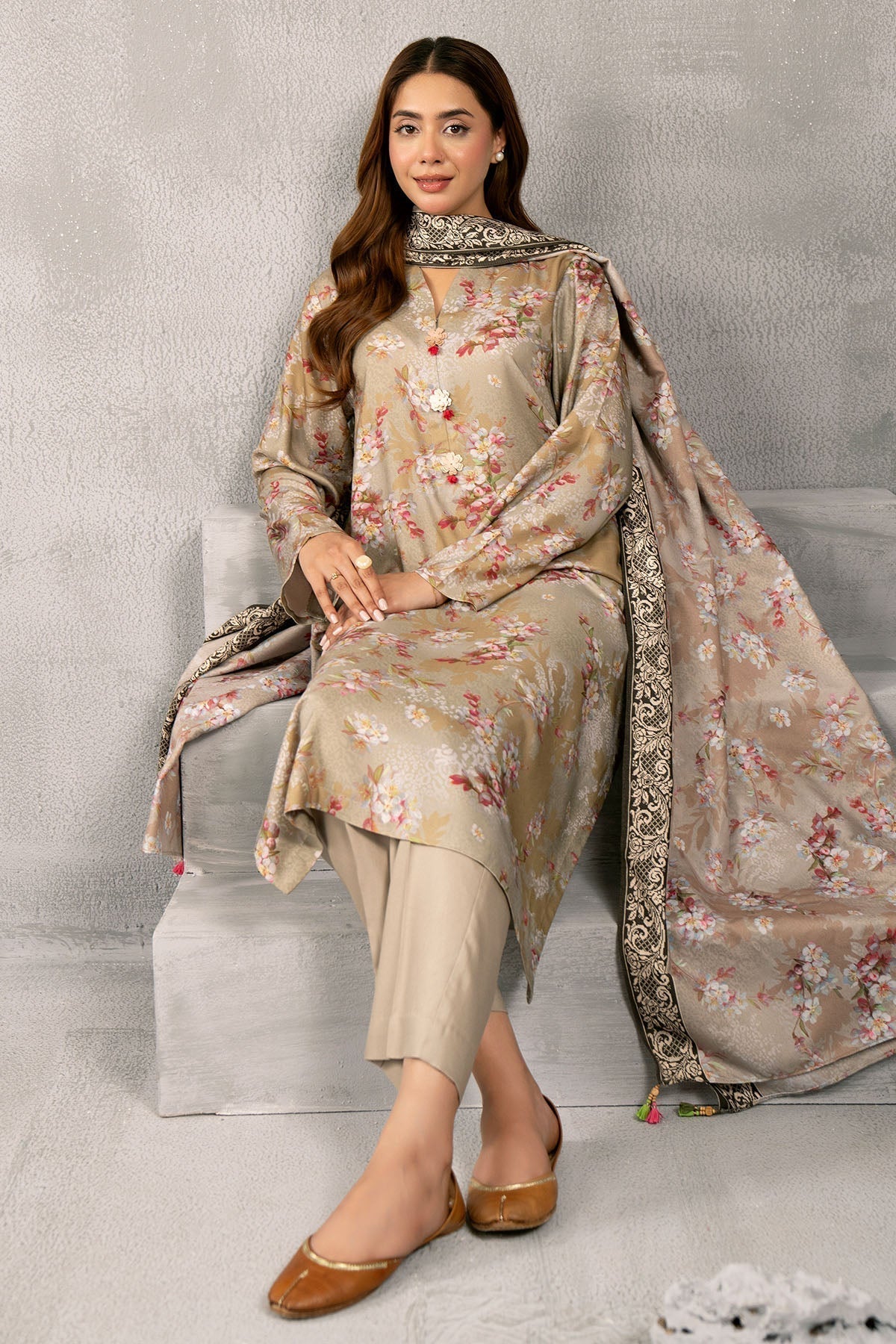 Kayseria | Winter Khaddar 24 | C5483-121-A - House Of Anaya