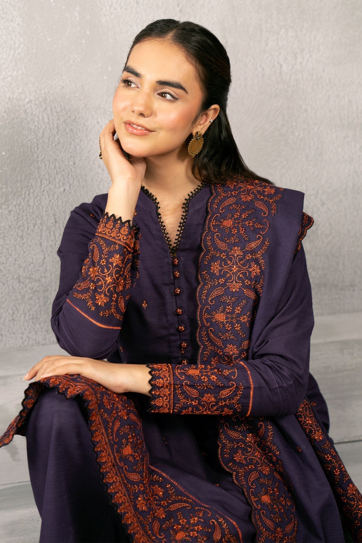 Kayseria | Winter Khaddar 24 | C6066-1 - House Of Anaya