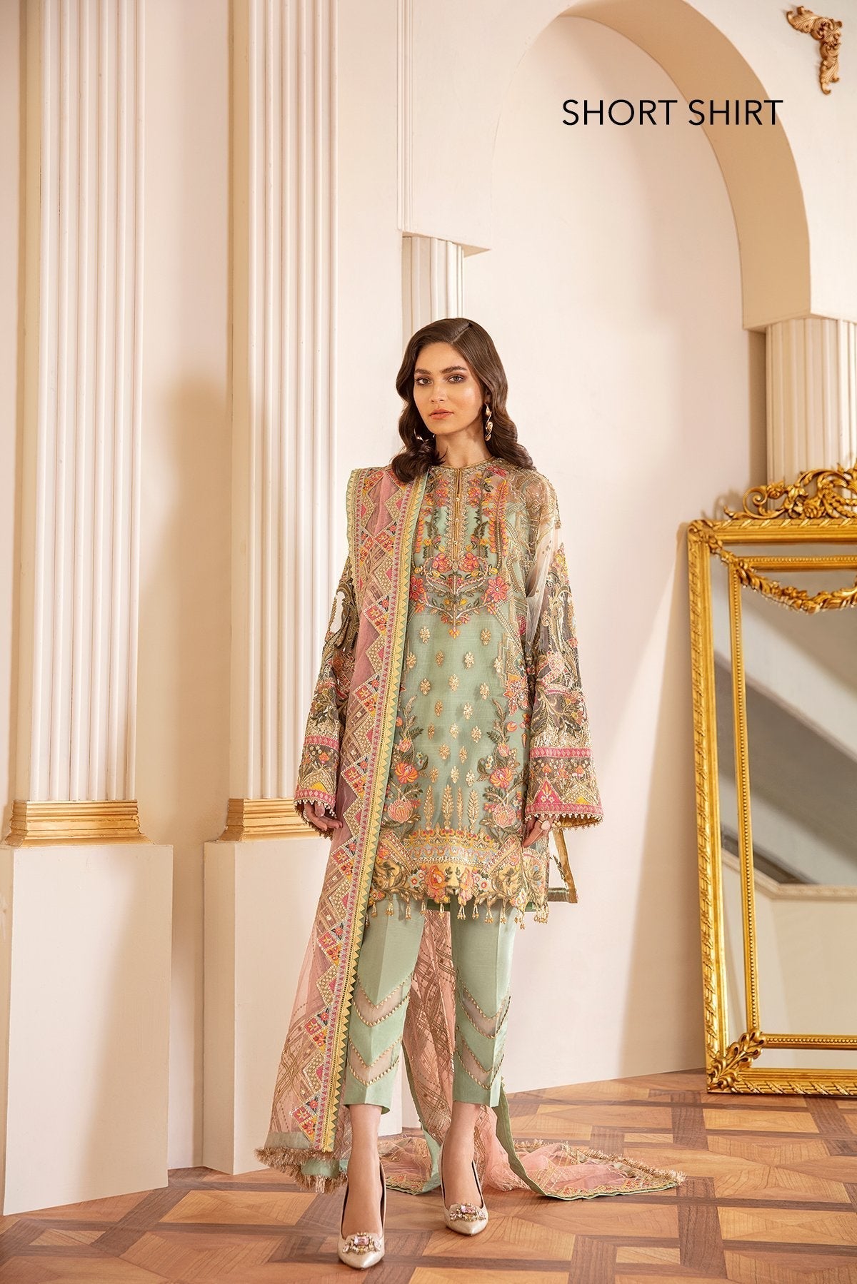 Baroque-EMBROIDERED NET CH07-01 - Riwayat-e-khas