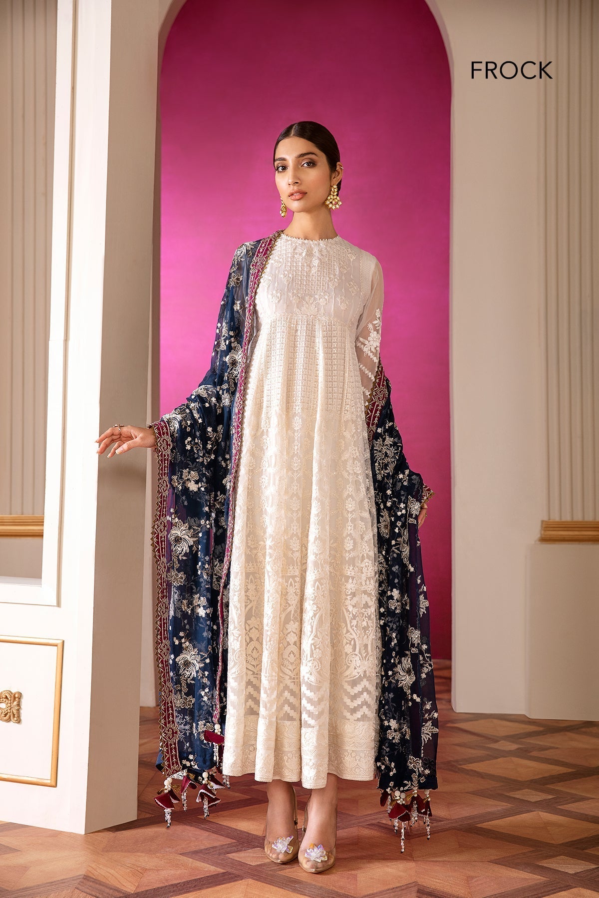 Baroque-EMBROIDERED CHIFFON CH07-02 - Riwayat-e-khas