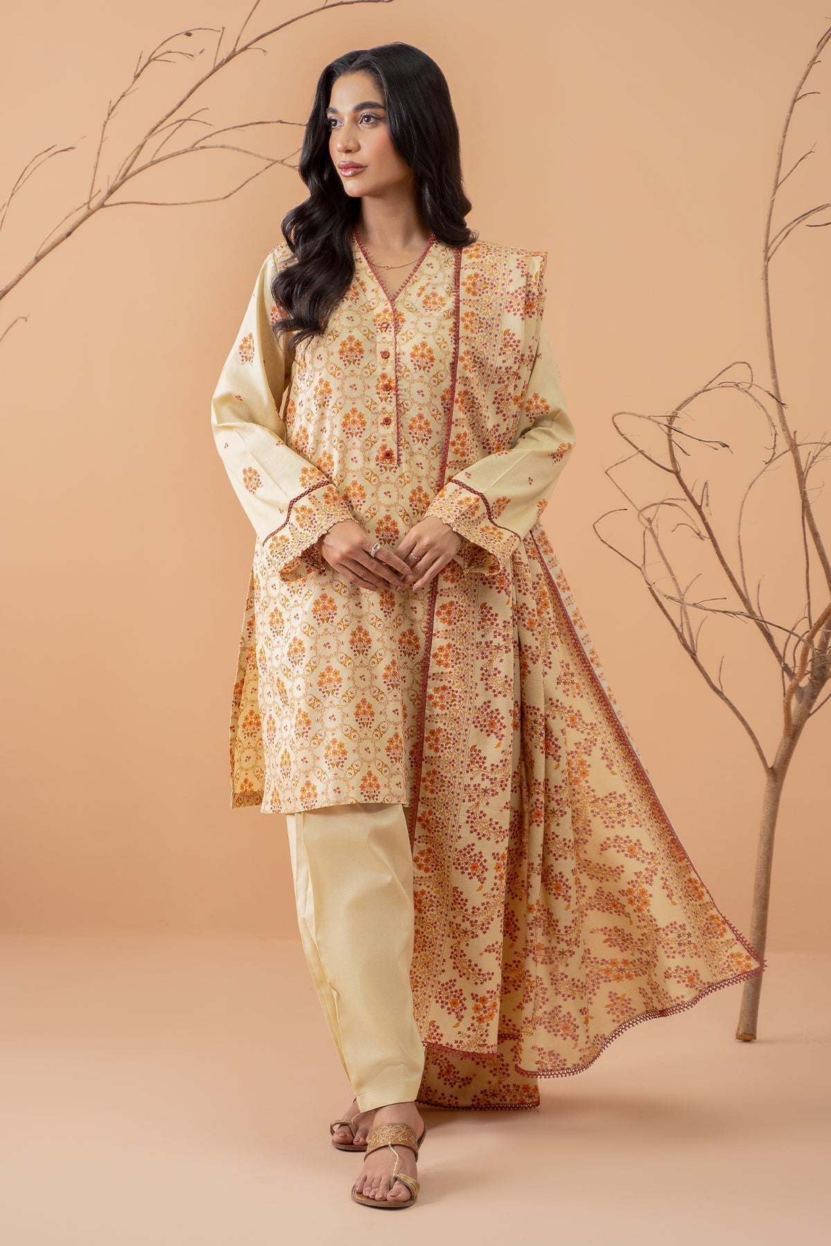 Kayseria | Winter Khaddar 24 | C6051-1-A - House Of Anaya