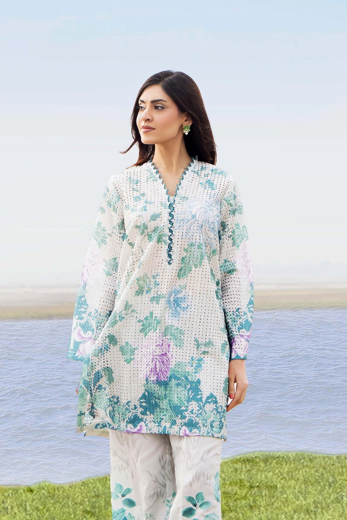 Adans Libas | Embrodiered Co Ord Sets | 4081