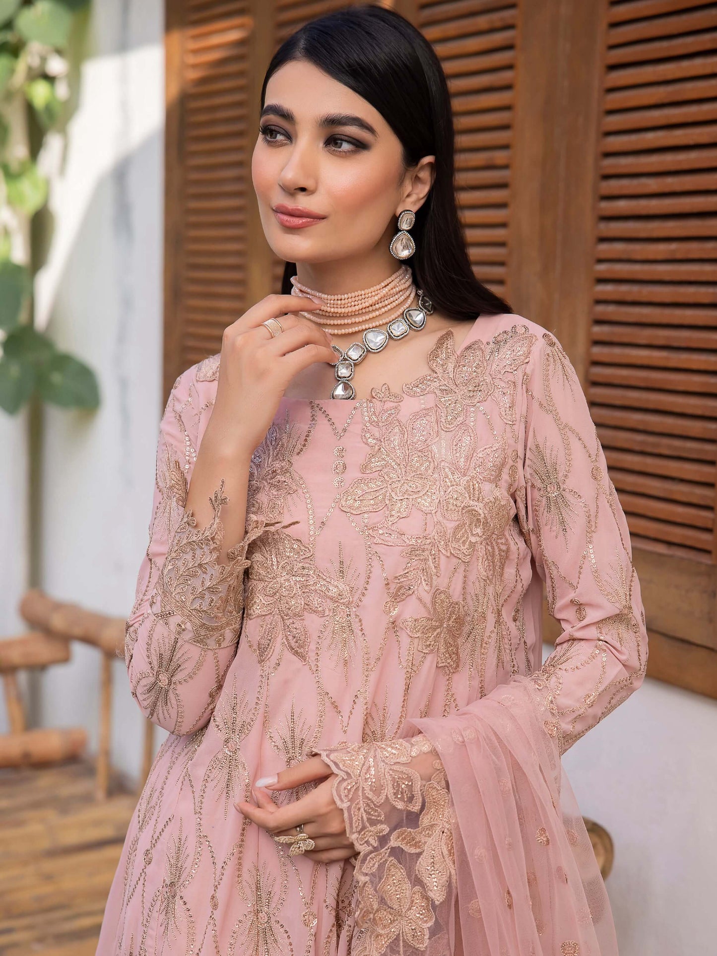 IZNIK Chinon Vol-03 Embroidered Chiffon 3Pc Suit CC-22 Oriana