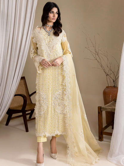 IZNIK Chinon Vol-03 Embroidered Chiffon 3Pc Suit CC-23 Delilah