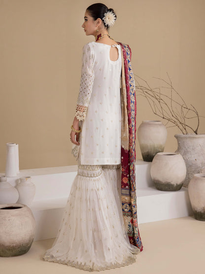 IZNIK Chinon Vol-03 Embroidered Chiffon 3Pc Suit CC-24 Bianca