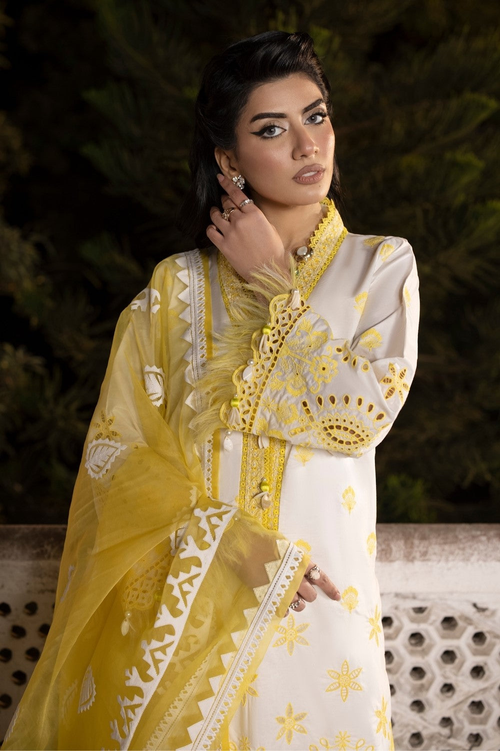 Ittehad | Embroidered Lawn | I-11 - House Of Anaya