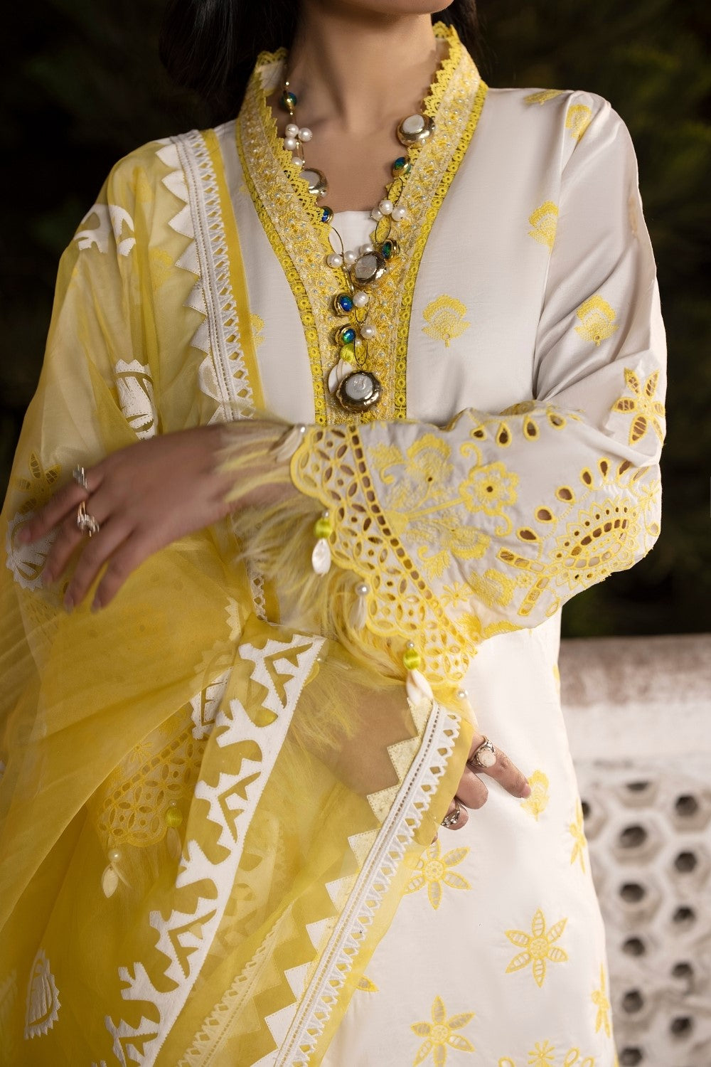 Ittehad | Embroidered Lawn | I-11 - House Of Anaya