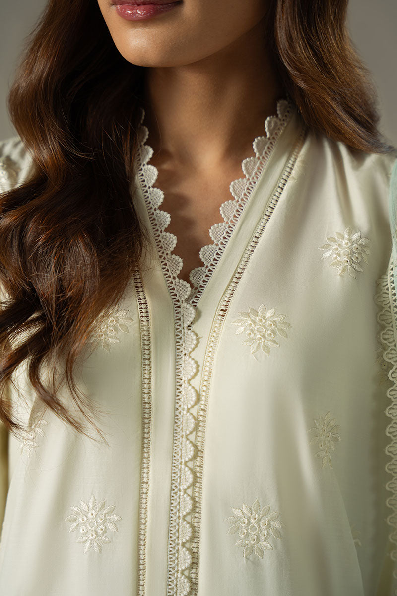 Cross Stitch | Chikankari Lawn 25 | FLORAL MELODY - House Of Anaya