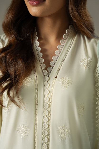 Cross Stitch | Chikankari Lawn 25 | FLORAL MELODY - House Of Anaya