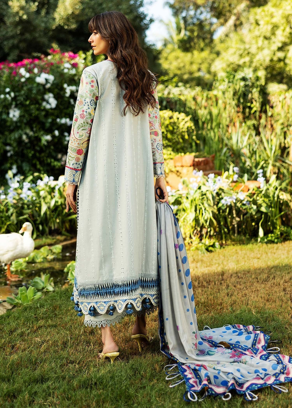 Sadaf Fawad Khan | Siraa Lawn 25 | PAISLEY GARDEN - A - House Of Anaya
