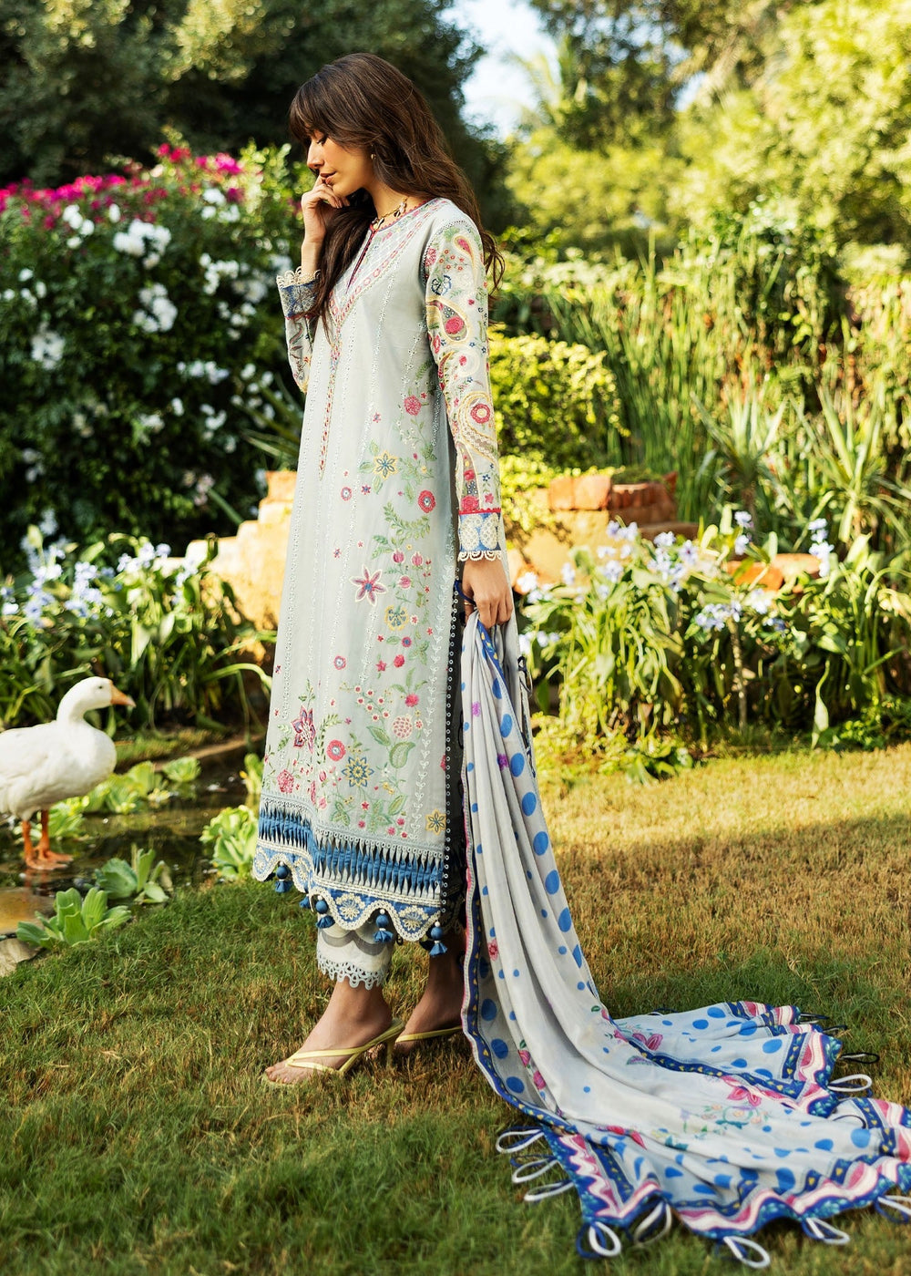 Sadaf Fawad Khan | Siraa Lawn 25 | PAISLEY GARDEN - A - House Of Anaya