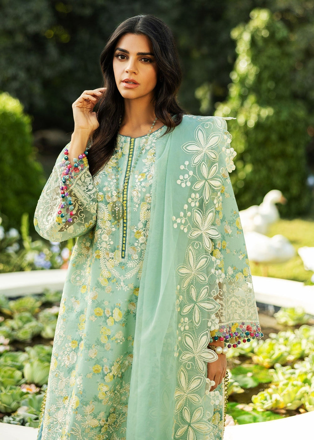 Sadaf Fawad Khan | Siraa Lawn 25 | BLOOM - B - House Of Anaya