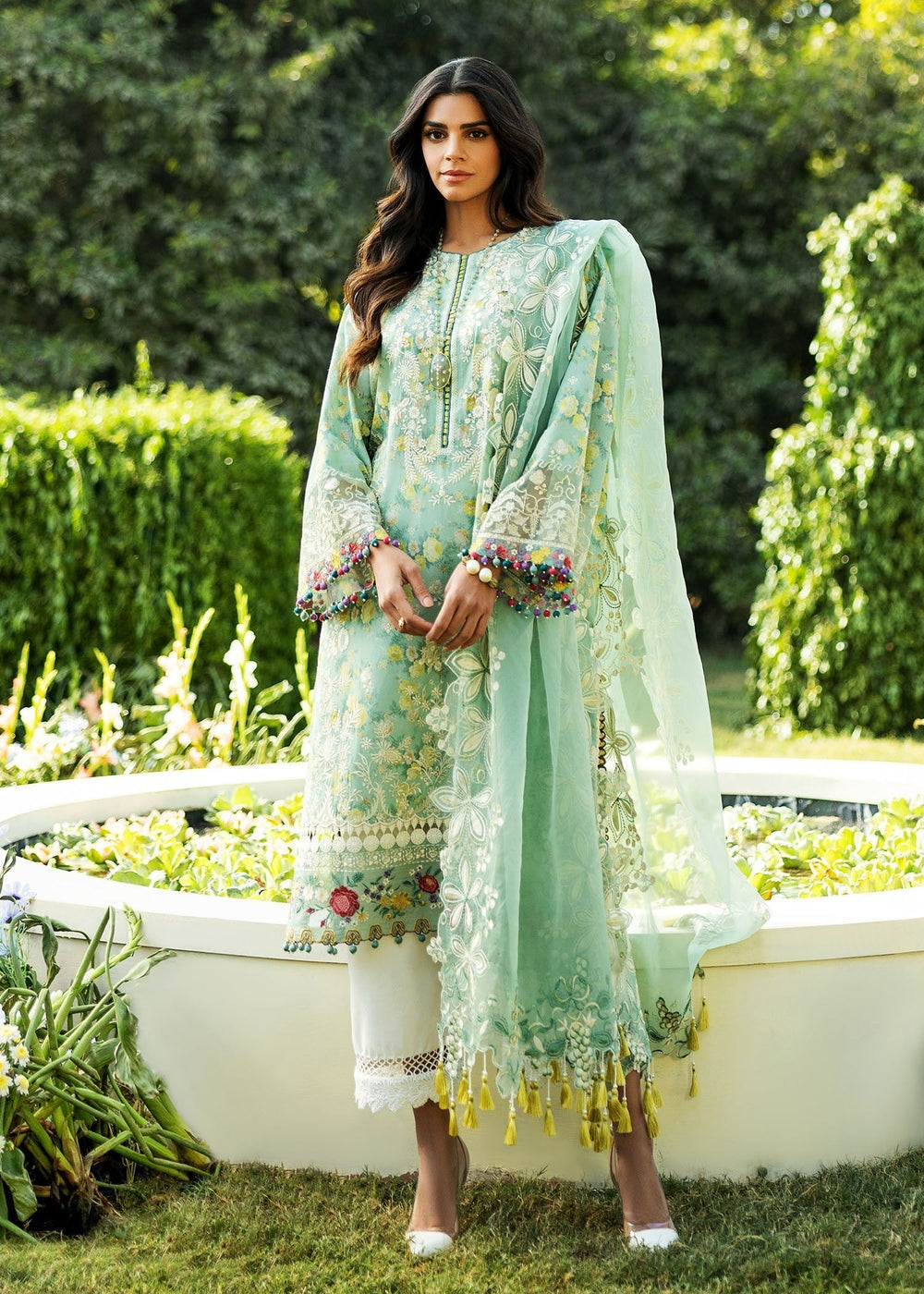 Sadaf Fawad Khan | Siraa Lawn 25 | BLOOM - B - House Of Anaya