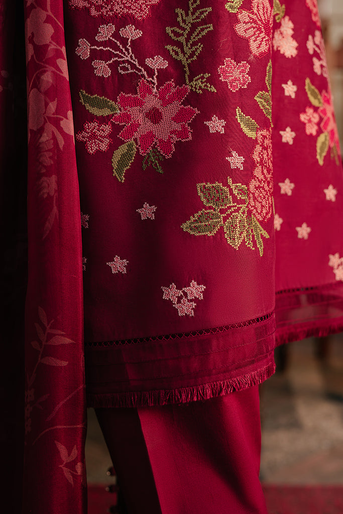 Cross Stitch | Eid Lawn 24 | RUBY MAZE - House Of Anaya